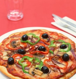 pizza vegetariana