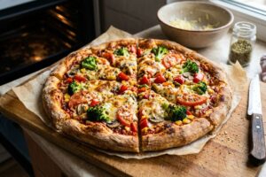 Pizza cu legume