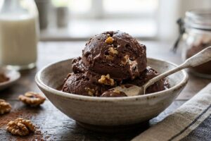 Inghetata de cacao cu nuca