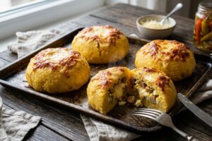 Bulz de mamaliga cu carnaciori vegetarieni