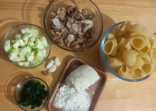 scoici umplute ingrediente